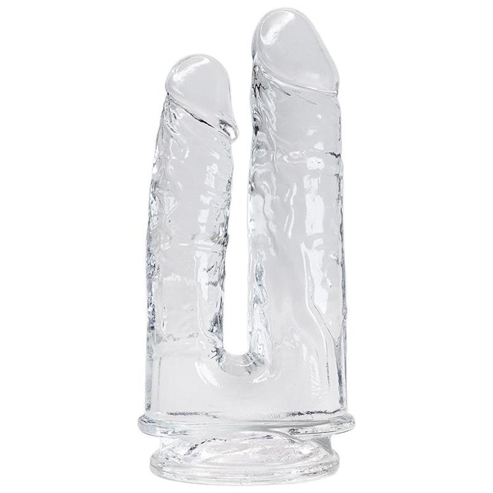Imperium Double Dildo Jelly Clear - A-20740 - Teknashop Ltd