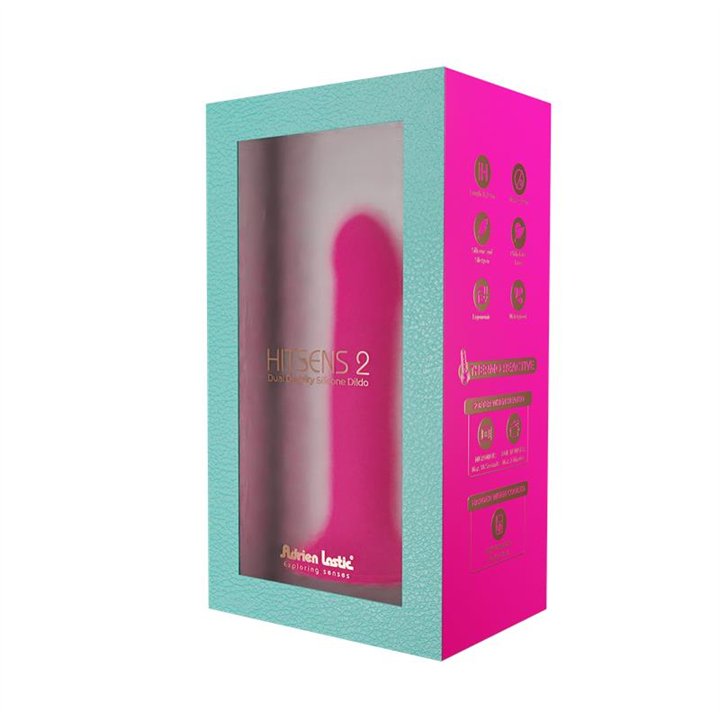 Dildo Hitsens 2 Dual Density Pink - SD-24011 - Teknashop Ltd