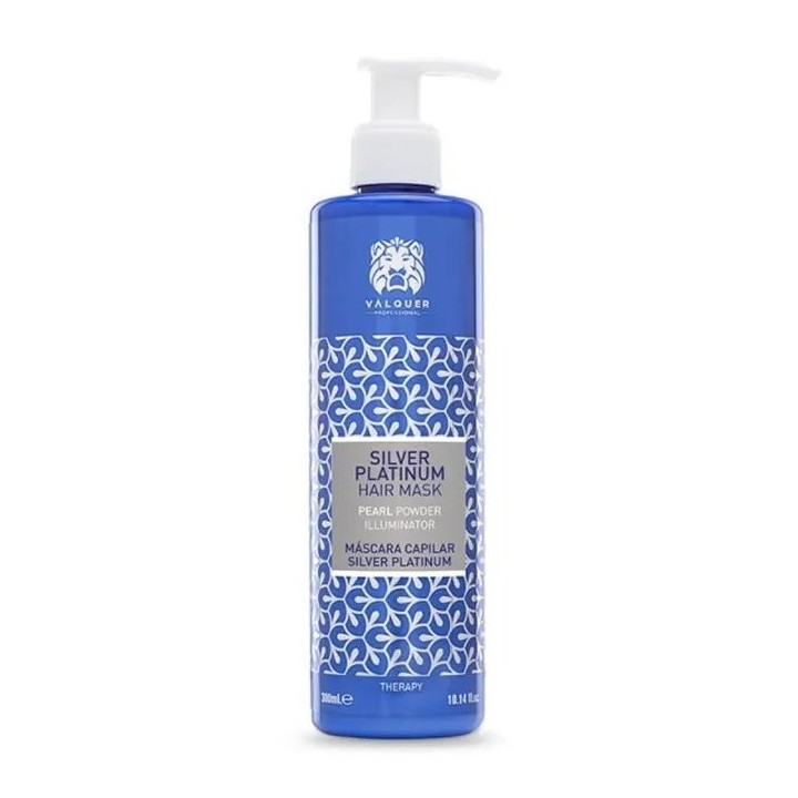 Valquer Silver Platinum Har Mask 300ml - unisex - Teknashop Ltd