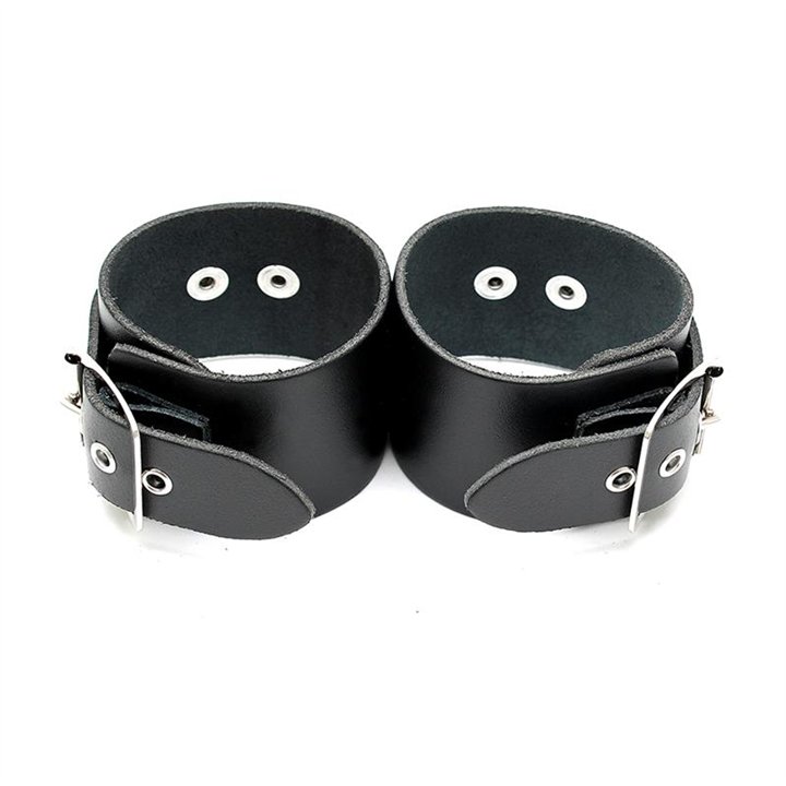 Leather Cuffs Adjustable - R7613 - Teknashop Ltd