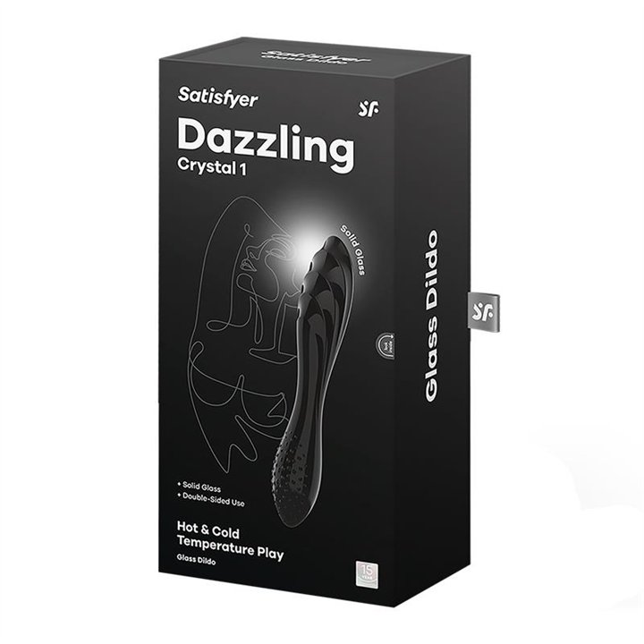 Stimulator Dazzling Crystal 1 Hot and Cold Black - 4061504045924 - Teknashop Ltd