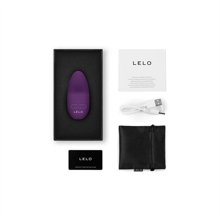 Lily 3 Massager Dark Plum - L-9059 - Teknashop Ltd