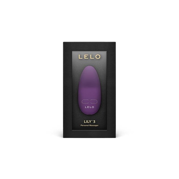 Lily 3 Massager Dark Plum - L-9059 - Teknashop Ltd