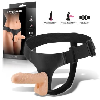 Flaxy Strap-On Harness with Detachable and Flexible Dildo - LT-741 - Teknashop Ltd