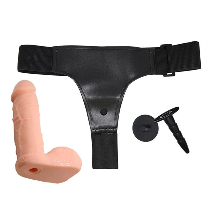 Flaxy Strap-On Harness with Detachable and Flexible Dildo - LT-741 - Teknashop Ltd
