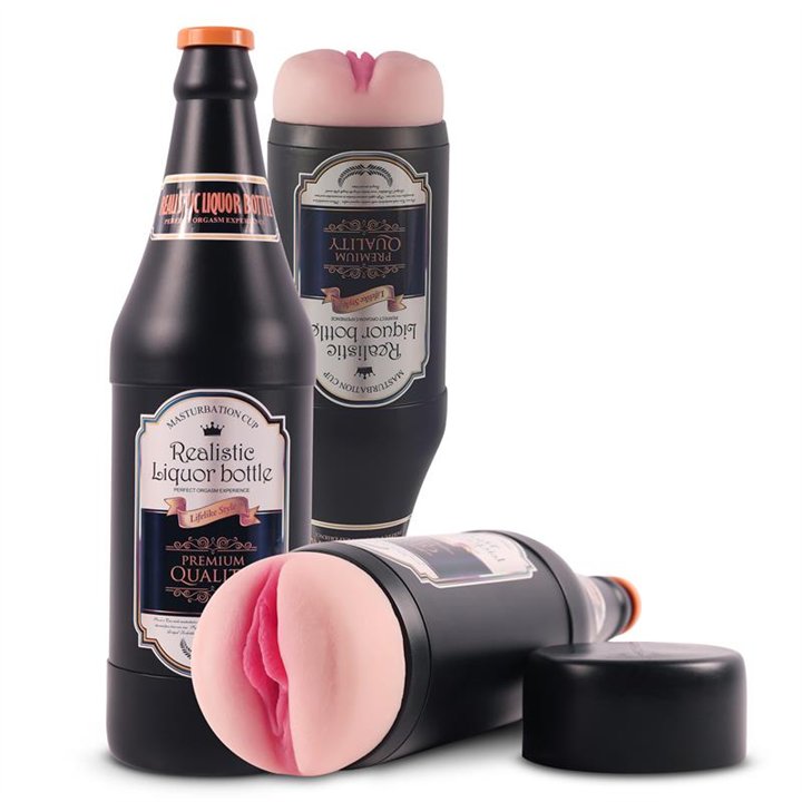 Male Masturbator Vagina Sonya Beer Bottle - SQ-MA70062 - Teknashop Ltd