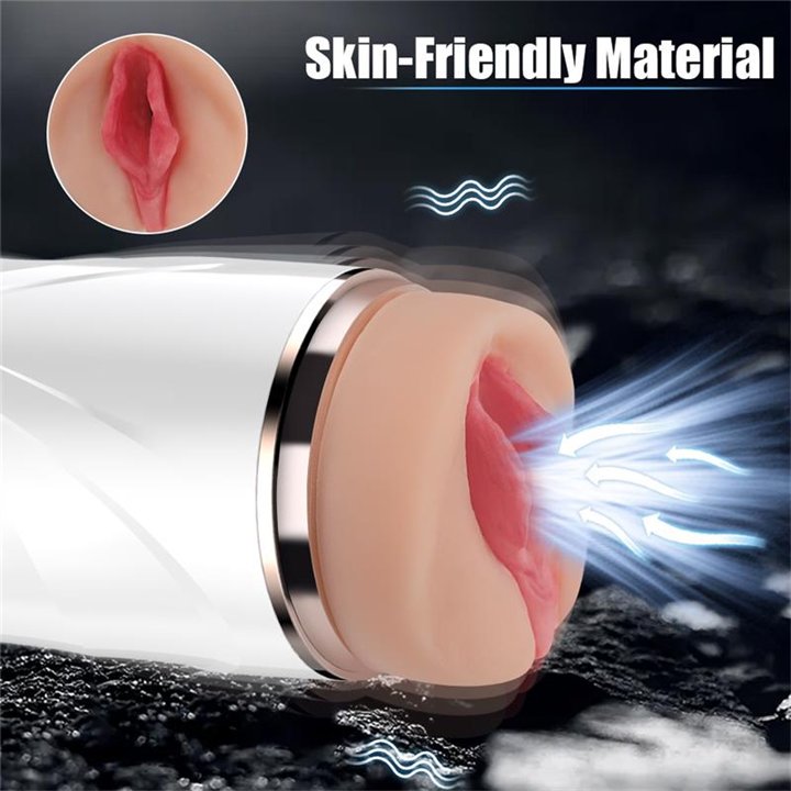 Riley Automatic Male Masturbator Vibration and Suction - SQ-MA70064 - Teknashop Ltd