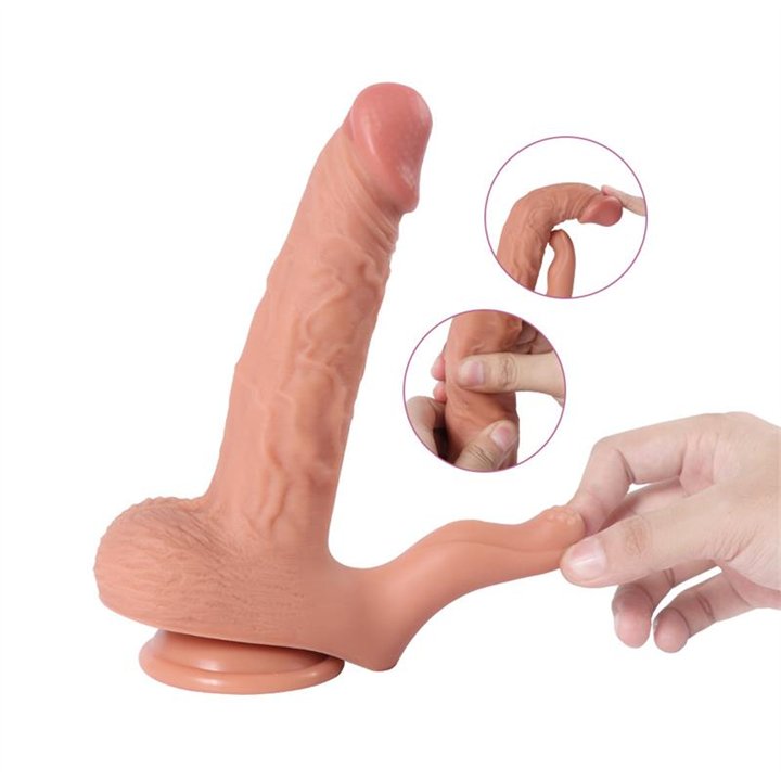 Haydon Dildo with 20 Modes of Vibration and Clitoris Stimulator - SQ-WBL10037-V - Teknashop Ltd