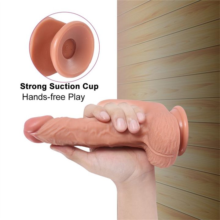 Haydon Dildo with 20 Modes of Vibration and Clitoris Stimulator - SQ-WBL10037-V - Teknashop Ltd