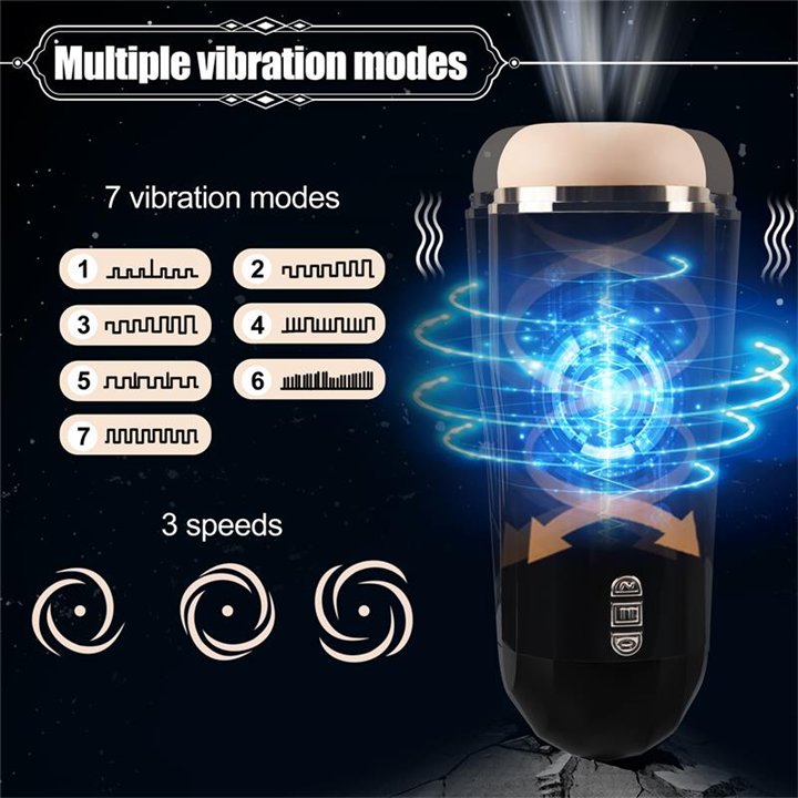 Snow Automatic Male Masturbator Vibration and Suction - SQ-MA70060 - Teknashop Ltd