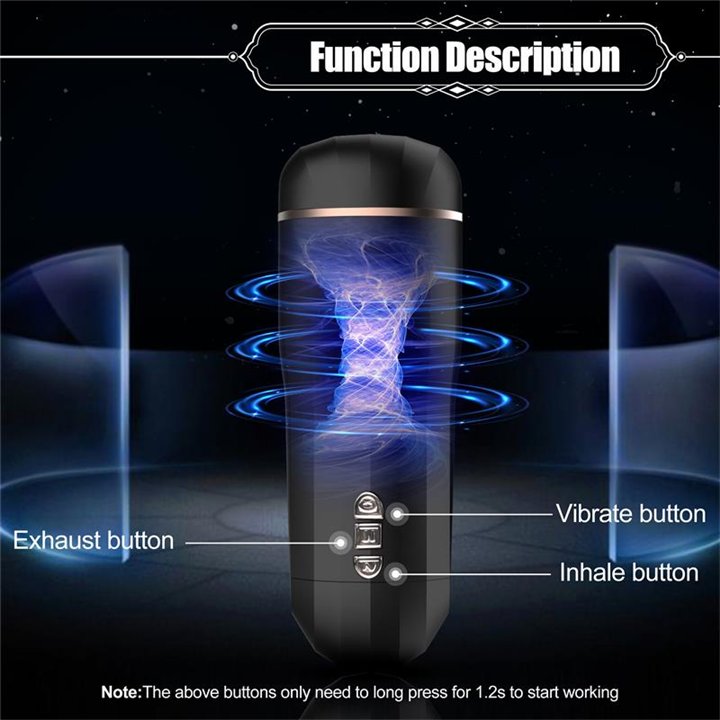Snow Automatic Male Masturbator Vibration and Suction - SQ-MA70060 - Teknashop Ltd