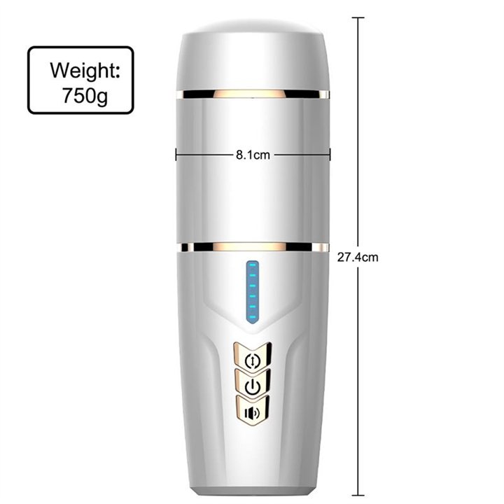 Kimi Male Masturbator with Telescoping and Rotation Functions - SQ-MA70055 - Teknashop Ltd