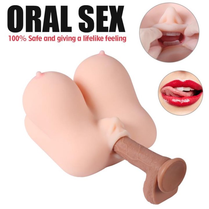 Jalome Masturbator 3 in 1 Vagina, Mouth and Breast 3.2 kg - SQ-MA50025 - Teknashop Ltd
