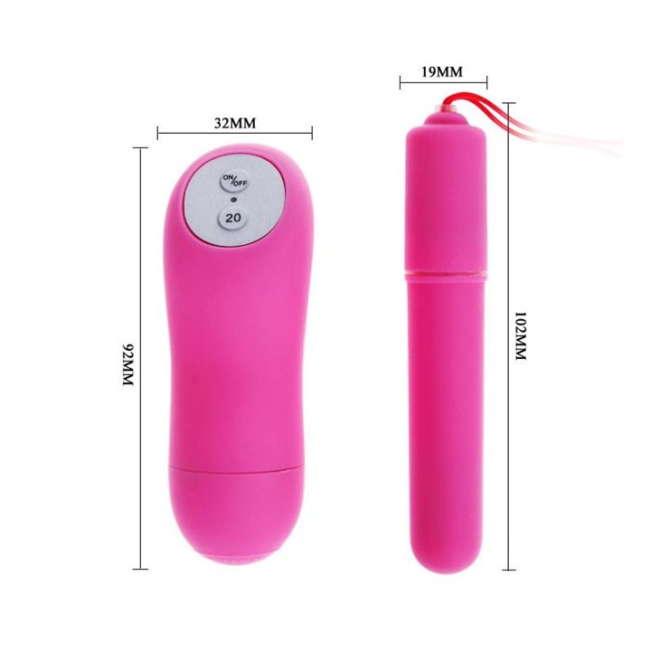 Vibrating Bullet Magic x20 Purple - BI-014190 - Teknashop Ltd