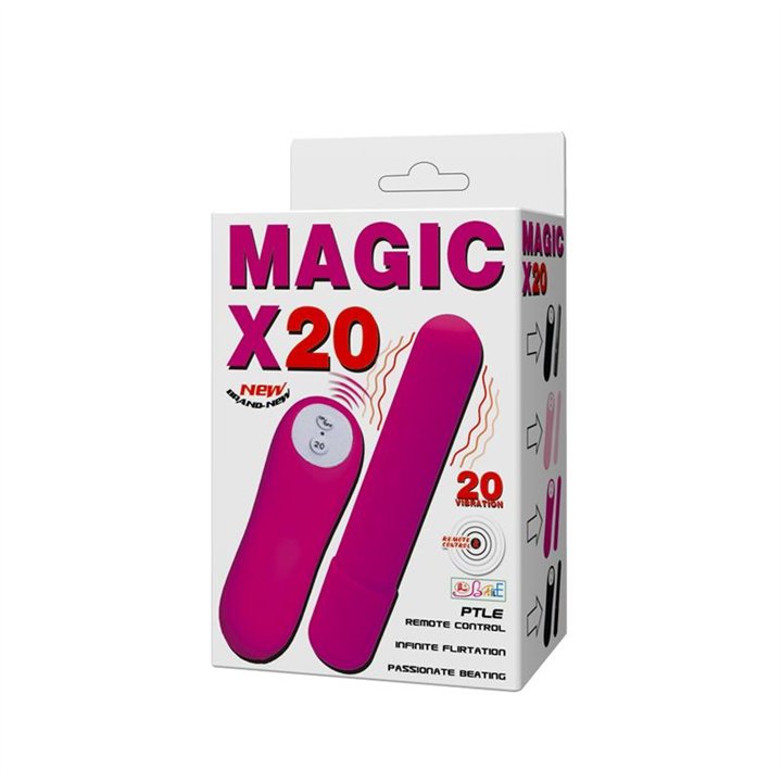 Vibrating Bullet Magic x20 Purple - BI-014190 - Teknashop Ltd