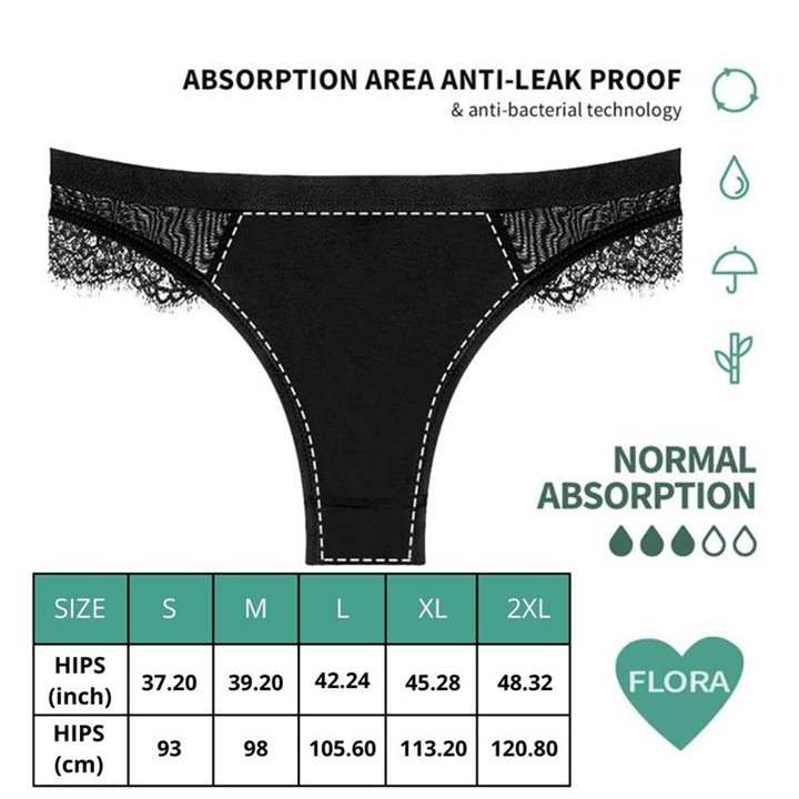 Flora Menstrual Panty Normal - A-571 - Teknashop Ltd