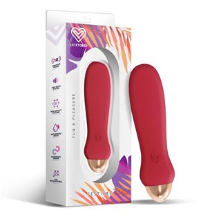 Luxo Stimulator 10 Speeds Rust Red - LTB-429 - Teknashop Ltd