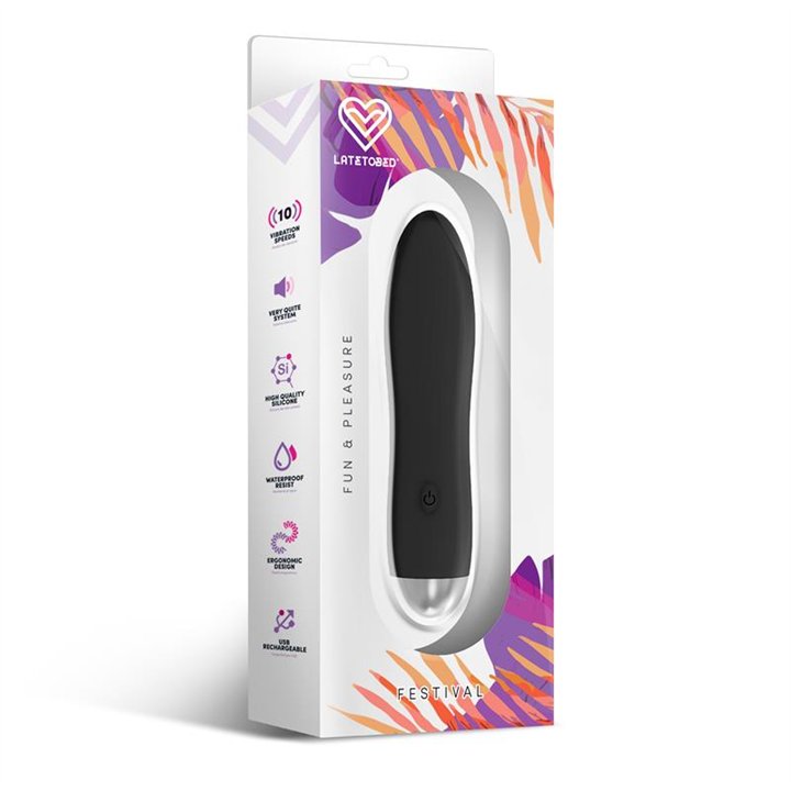 Dawel Stimulator 10 Speeds Black - LTB-433 - Teknashop Ltd