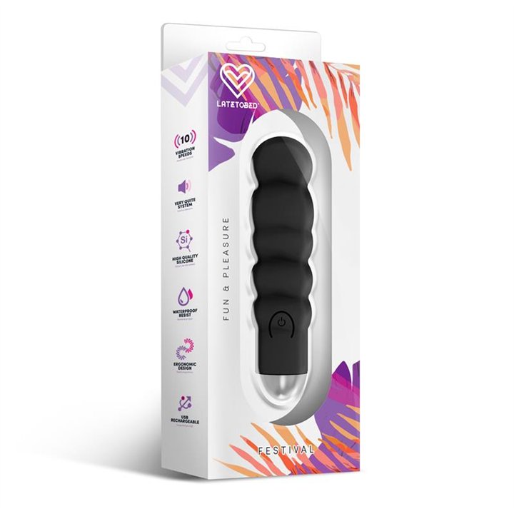 Ewon Stimulator 10 Speeds Black - LTB-394 - Teknashop Ltd