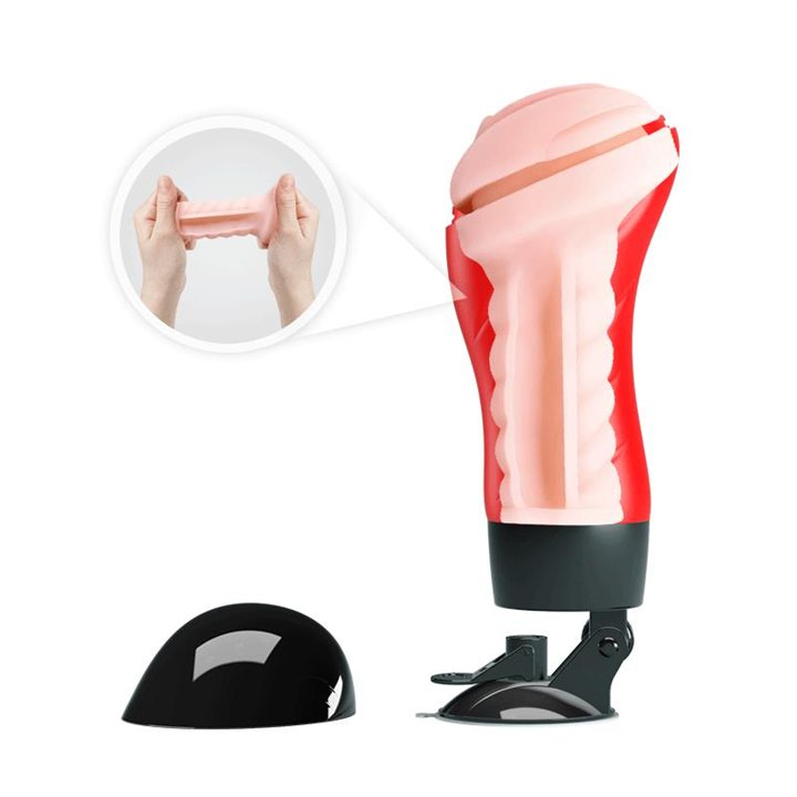 Male Masturbator with Voice and Vibration Vagina - BM-00900T46S - Teknashop Ltd
