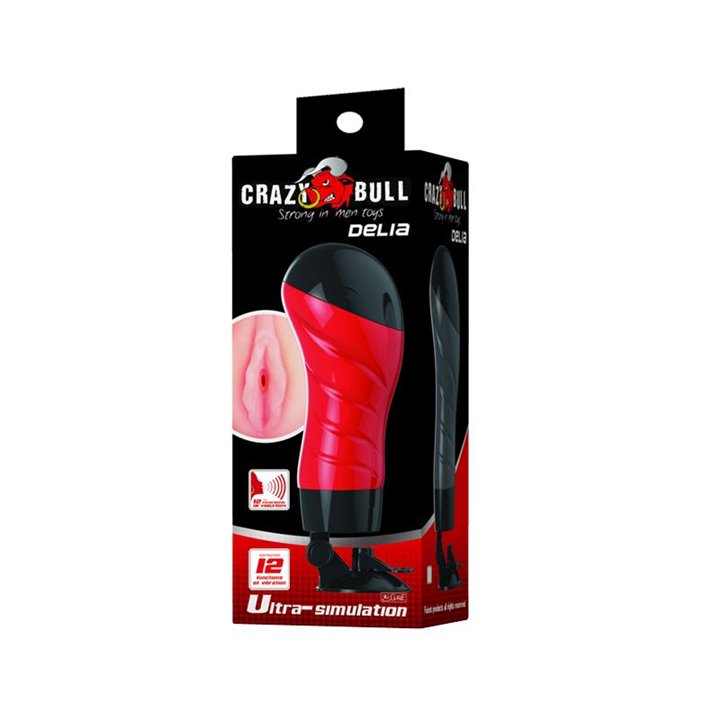 Male Masturbator with Voice and Vibration Vagina - BM-00900T46S - Teknashop Ltd