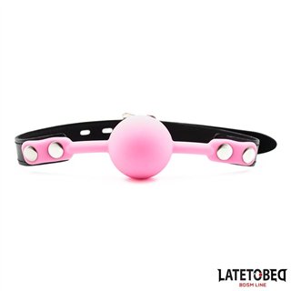 Silicone Ball Gag  Pink - 8436615007455 - Teknashop Ltd