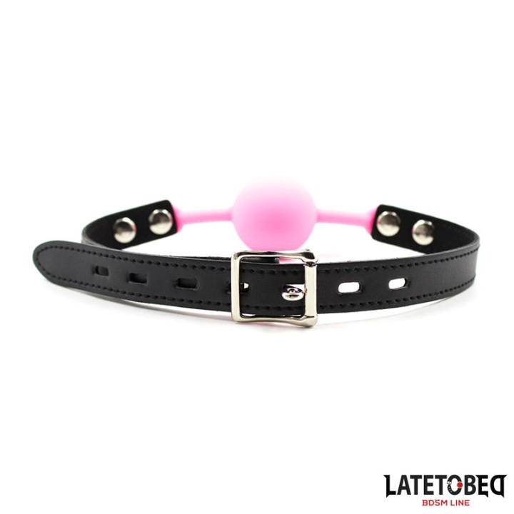 Silicone Ball Gag  Pink - 8436615007455 - Teknashop Ltd