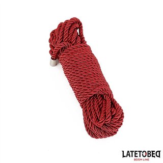 Bondage Rope 10m Burgundy - 8436615007493 - Teknashop Ltd