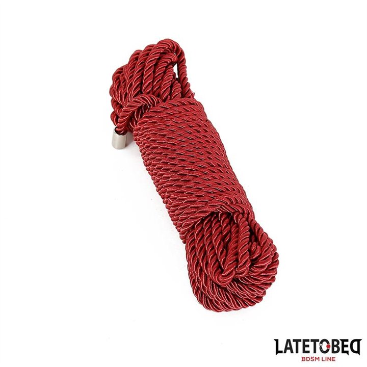 Bondage Rope 10m Burgundy - 8436615007493 - Teknashop Ltd