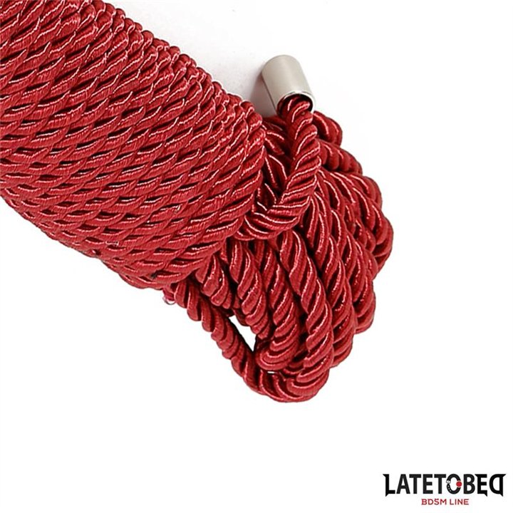 Bondage Rope 10m Burgundy - 8436615007493 - Teknashop Ltd