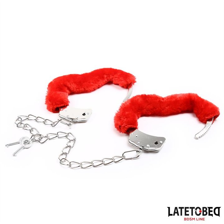 Fur Ankle Cuffs Red - 8436615007240 - Teknashop Ltd
