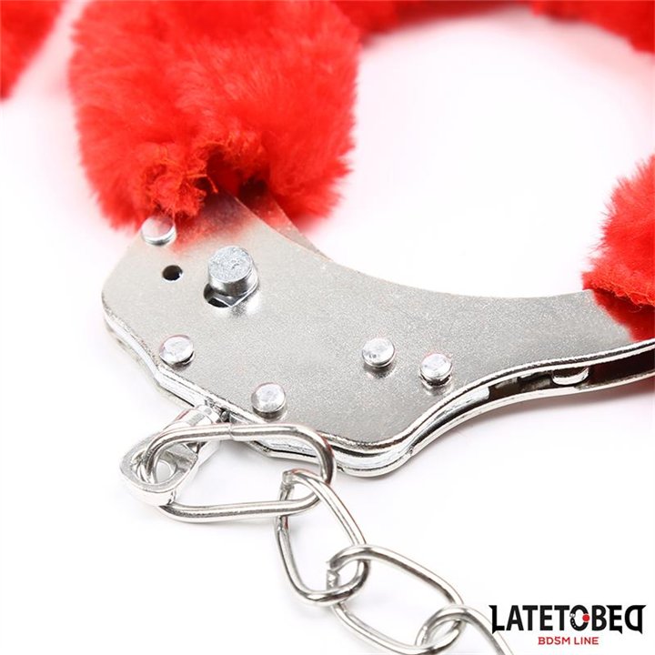 Fur Ankle Cuffs Red - 8436615007240 - Teknashop Ltd