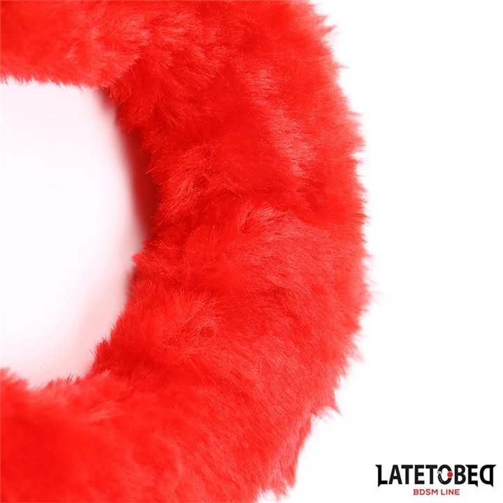 Fur Ankle Cuffs Red - 8436615007240 - Teknashop Ltd