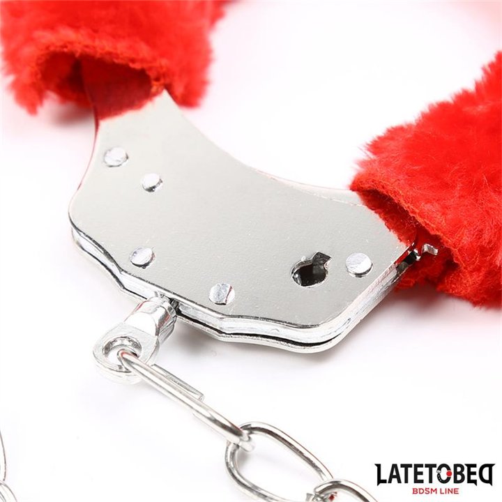 Fur Ankle Cuffs Red - 8436615007240 - Teknashop Ltd