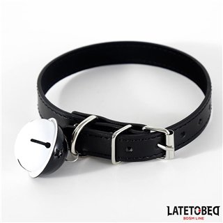 Collar with Bell Black Adjustable - 8436615007219 - Teknashop Ltd