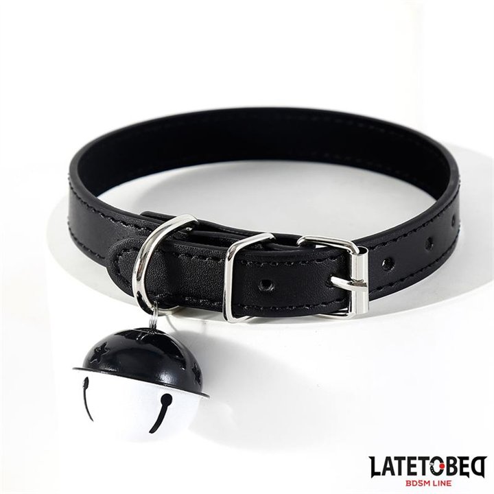 Collar with Bell Black Adjustable - 8436615007219 - Teknashop Ltd