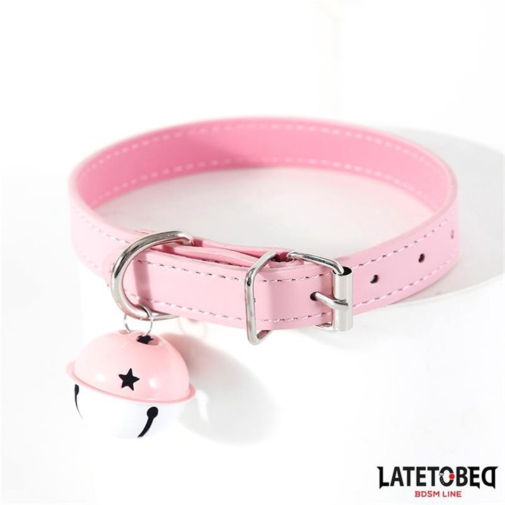 Collar with Bell Adjustable Pink - 8436615007172 - Teknashop Ltd