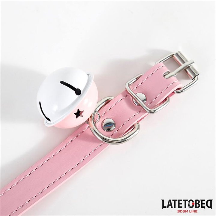 Collar with Bell Adjustable Pink - 8436615007172 - Teknashop Ltd