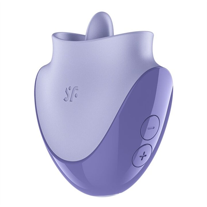 SATISFYER - TONGUE DANCER CLITORAL STIMULATOR WITH VIBRATION AND PULSATIONS LILAC - D-245857 - Teknashop Ltd