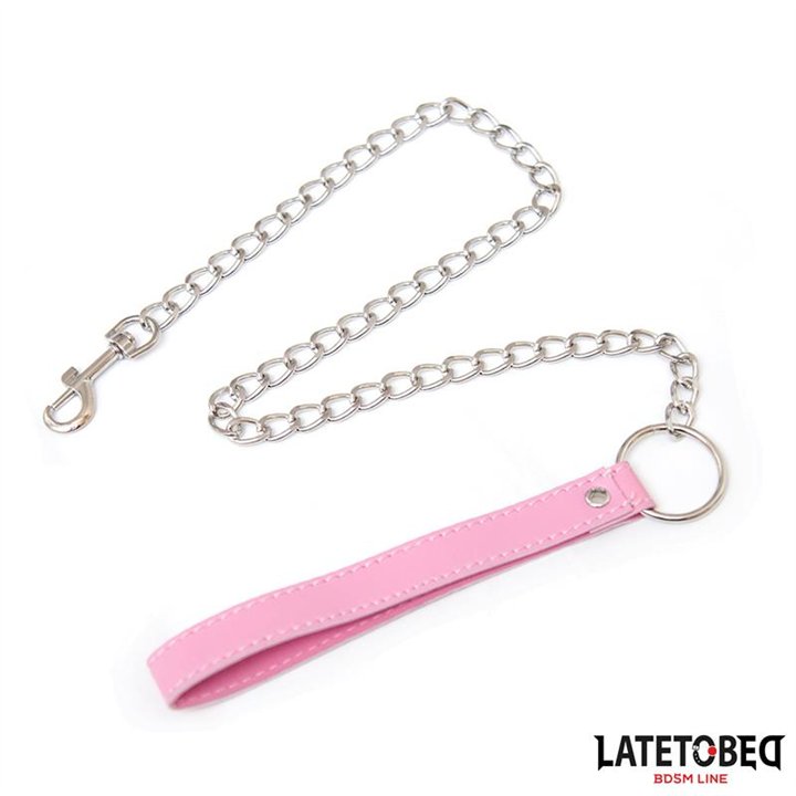 Metal Chain Leash  Pink 65cm - 8436615006908 - Teknashop Ltd