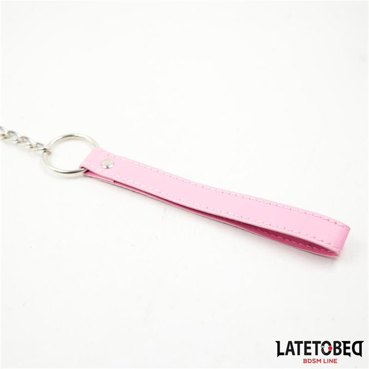 Metal Chain Leash  Pink 65cm - 8436615006908 - Teknashop Ltd