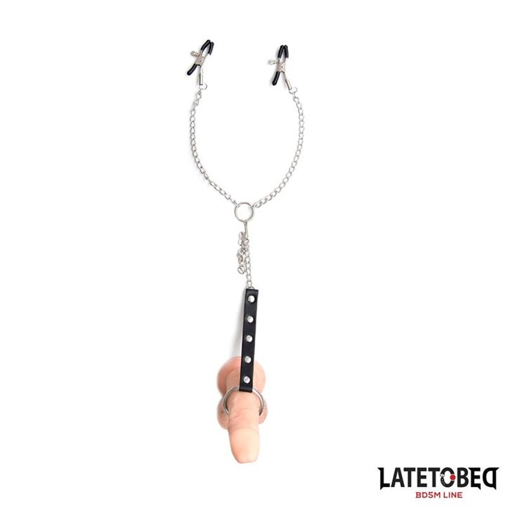 Nipple Clamps Cock Ring Set Adjustable - 8436615006892 - Teknashop Ltd