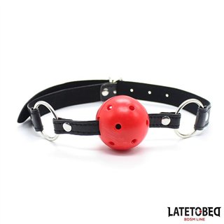 Hollow Hard Ball Gag - 8436615007844 - Teknashop Ltd