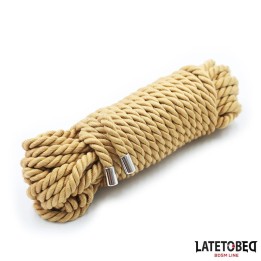 Bondage Rope with Metal Details  10m - 8436615007653 - Teknashop Ltd