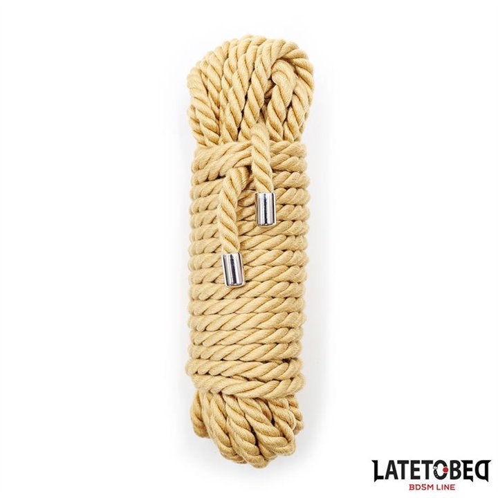 Bondage Rope with Metal Details  10m - 8436615007653 - Teknashop Ltd