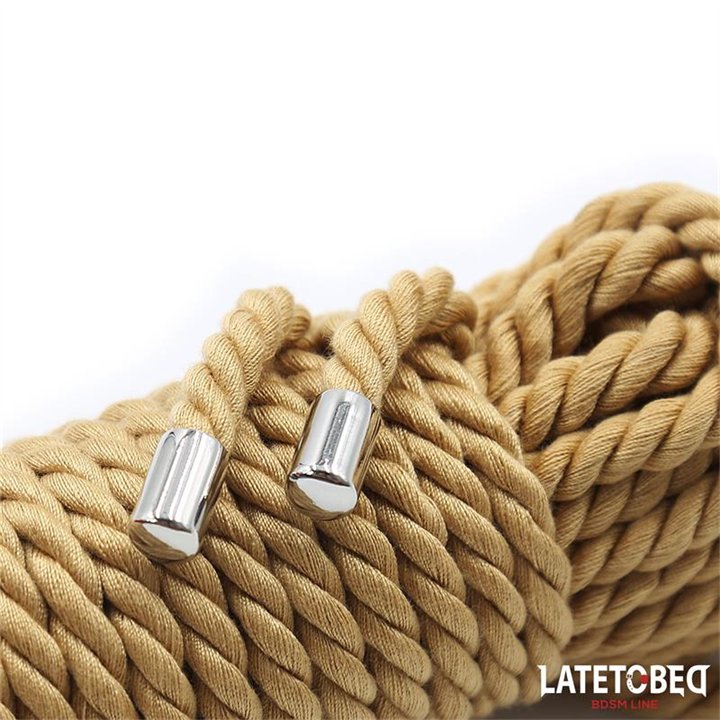 Bondage Rope with Metal Details  10m - 8436615007653 - Teknashop Ltd