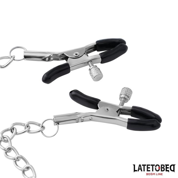 Nipple Clamps with Daddy Word Pendant - 8436615007639 - Teknashop Ltd