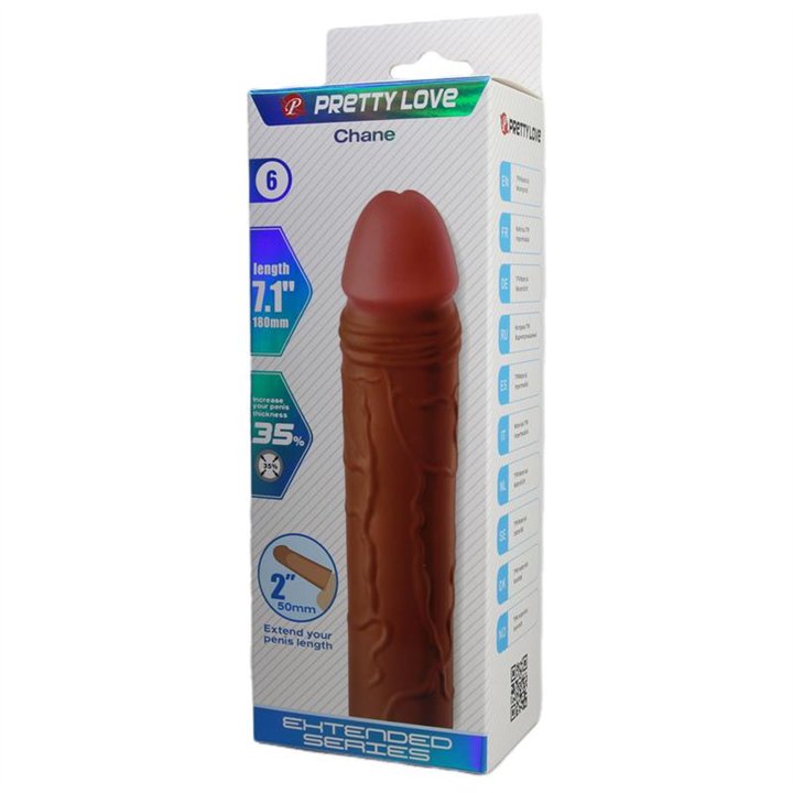 Chane Extended Penis Sleeve - BI-026254-1 - Teknashop Ltd