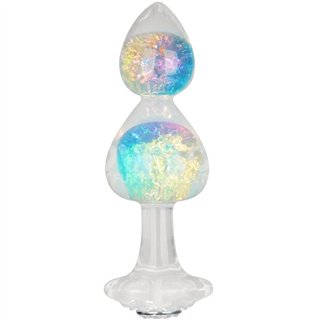 Gemoria Silicone Butt Plug with Crystal Sphere Multicolor - LO-LV420012 - Teknashop Ltd
