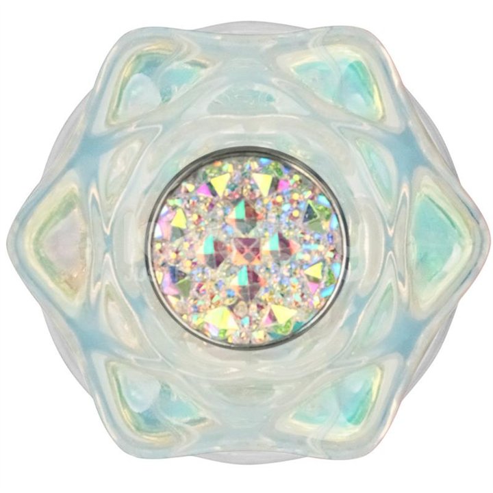 Gemoria Silicone Butt Plug with Crystal Sphere Multicolor - LO-LV420012 - Teknashop Ltd